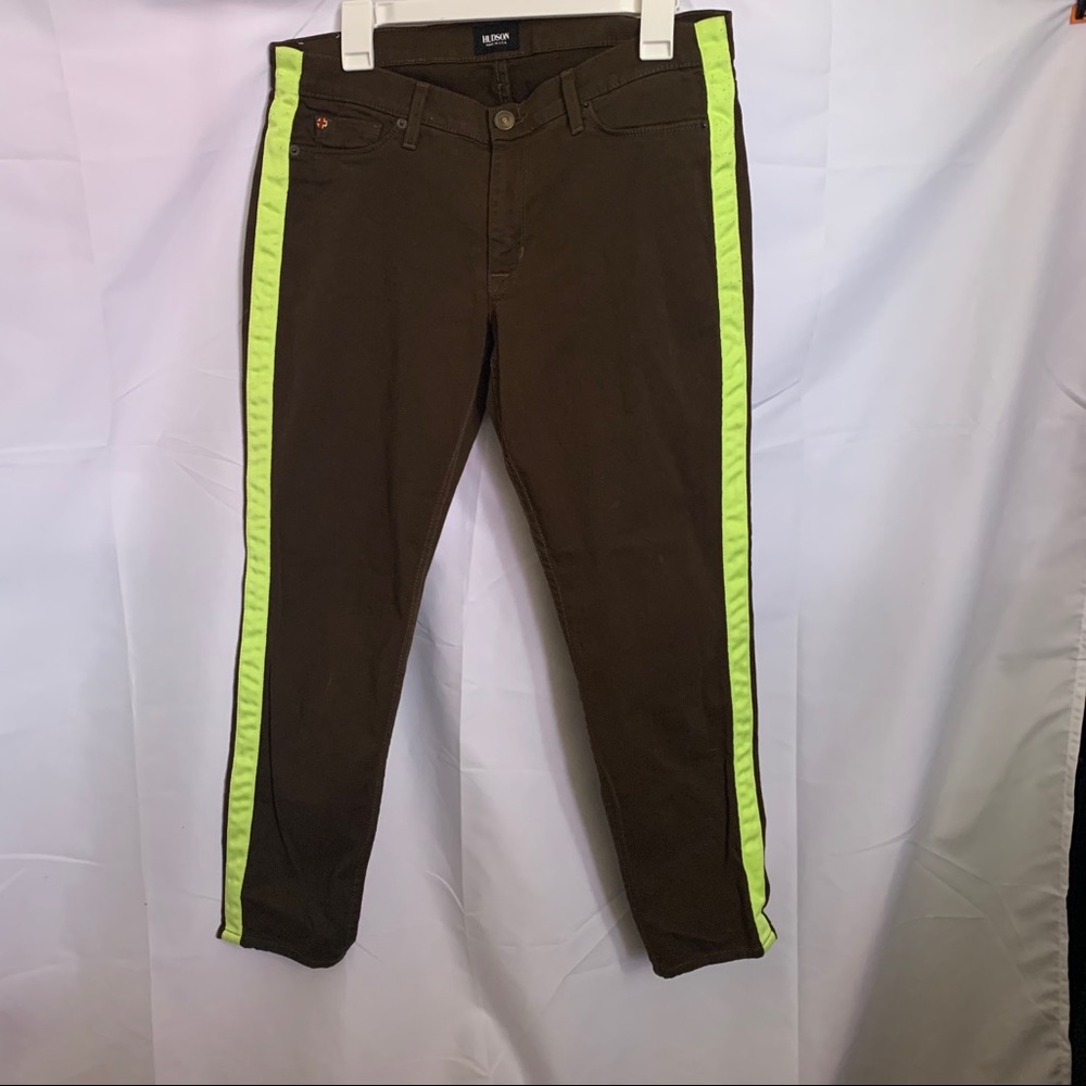 Hudson Lou Lou Tuxedo Crop Skinny Jeans NWOT